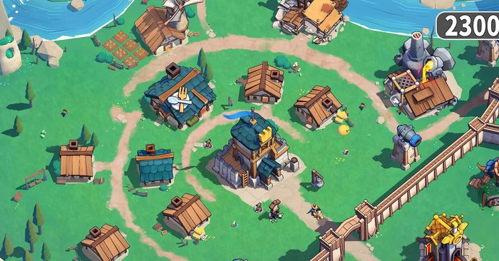 Kingshot village reward scene